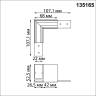 Соединитель L-образный Novotech для низковольтного шинопровода SHINO NT23 000 135165 купить в интернет-магазине SVETHUB в Москве