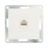 Розетка LK Studio компьютерная RJ-45 кат. 5е с накладкой (белый) LK80 846104-1 купить в интернет-магазине SVETHUB в Москве