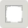 Рамка 1-постовая Gira E3 светло-серый/антрацит 0211421