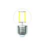 Лампа светодиодная филаментная Volpe E27 6W 4000K прозрачная LED-G45-6W/4000K/E27/CL/SLF UL-00008309
