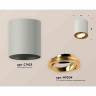 Комплект накладного светильника Ambrella light Techno Spot XS7423022 SGR/PYG серый песок/золото желтое полированное (C7423, N7004) купить в интернет-магазине SVETHUB в Москве
