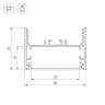 Коннектор угловой Arlight SL-Line-5035-135 030113 купить в интернет-магазине SVETHUB в Москве